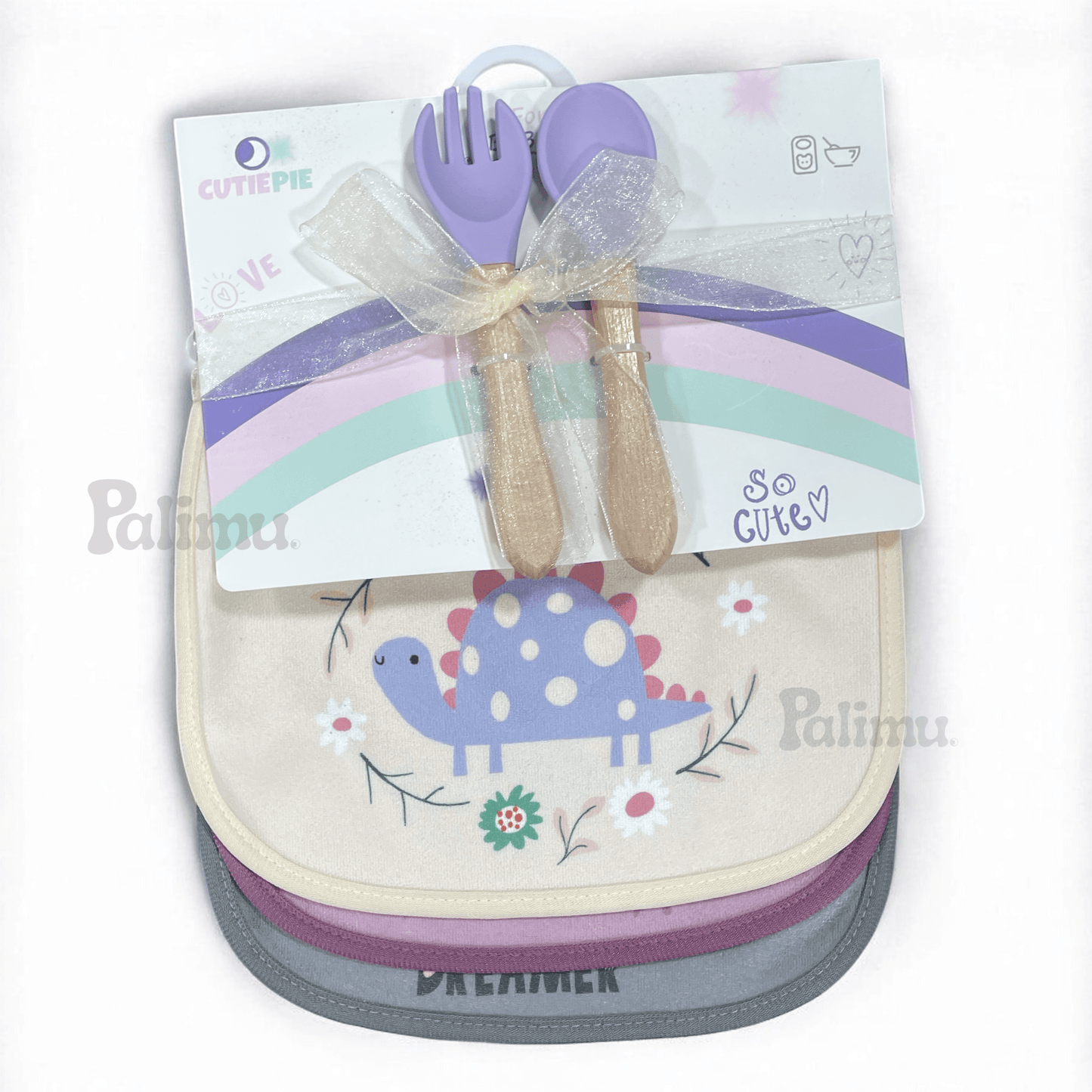 Set de 3 baberos con cubiertos - Palimu