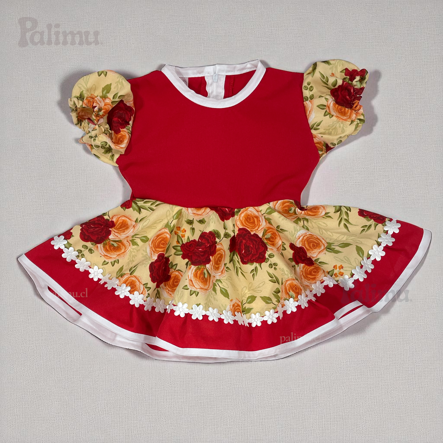 Vestido de huasa bebé