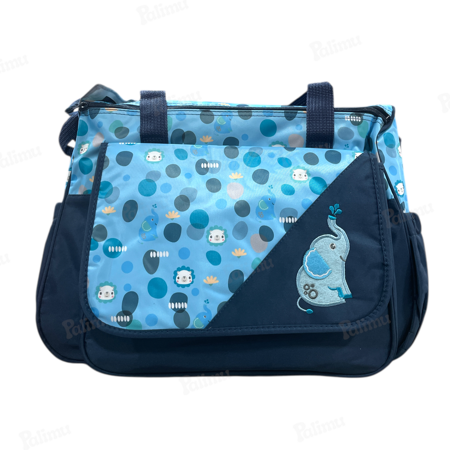 Bolso maternal elefante azul
