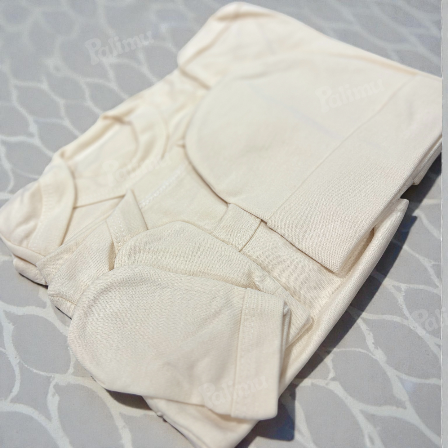 Ajuar liso Beige 0-3m