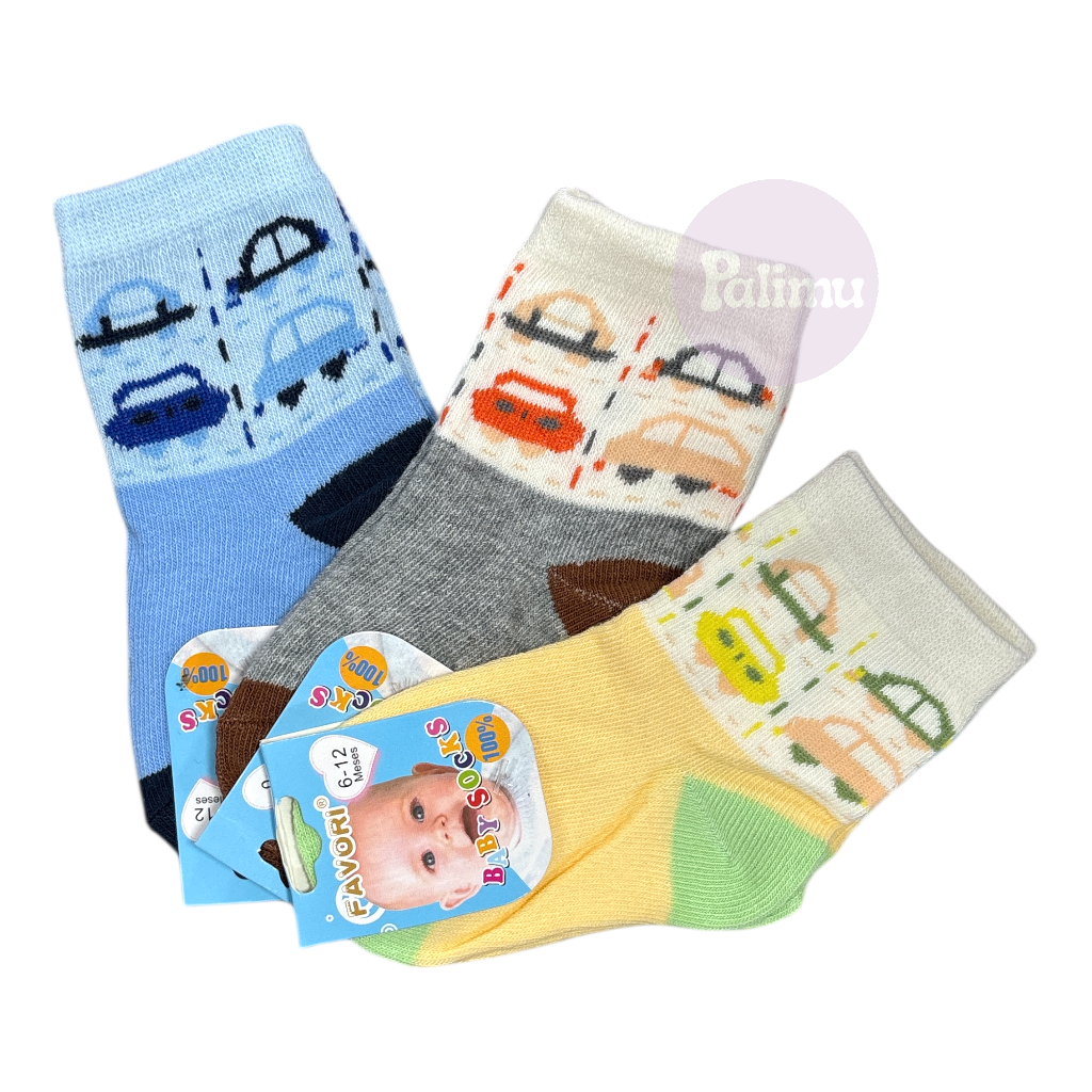 Set de 3 calcetines 6-12m favori niño
