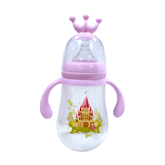 Mamadera corona rosa 240ml - Palimu