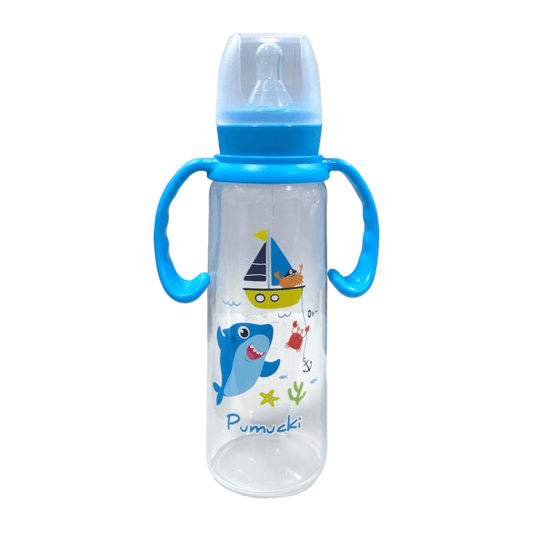 Mamadera 240ml celeste Pumucki - Palimu