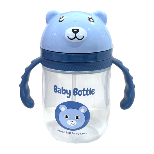 Vaso osito azul con bombilla