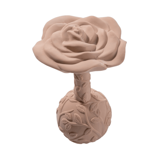 Mordedor sonajero rosa beige Natruba - Palimu