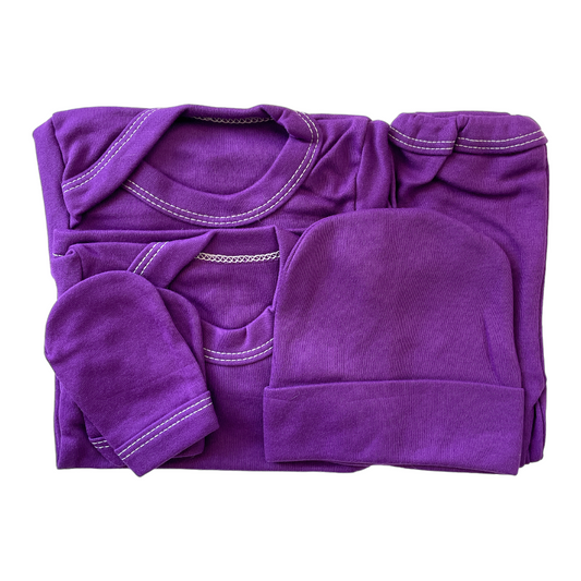 ajuar liso morado