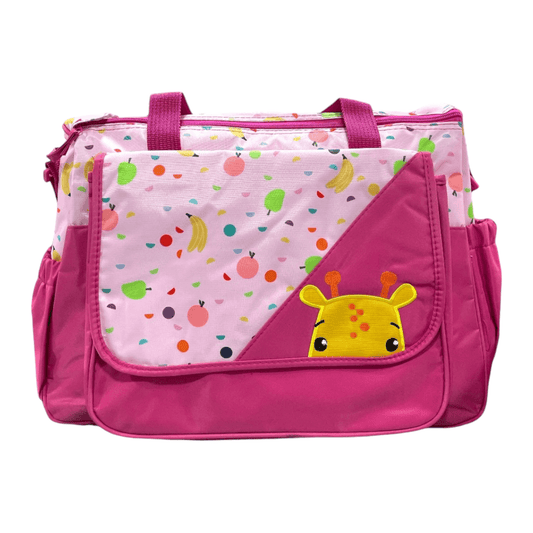 Bolso maternal jirafa fucsia - Palimu