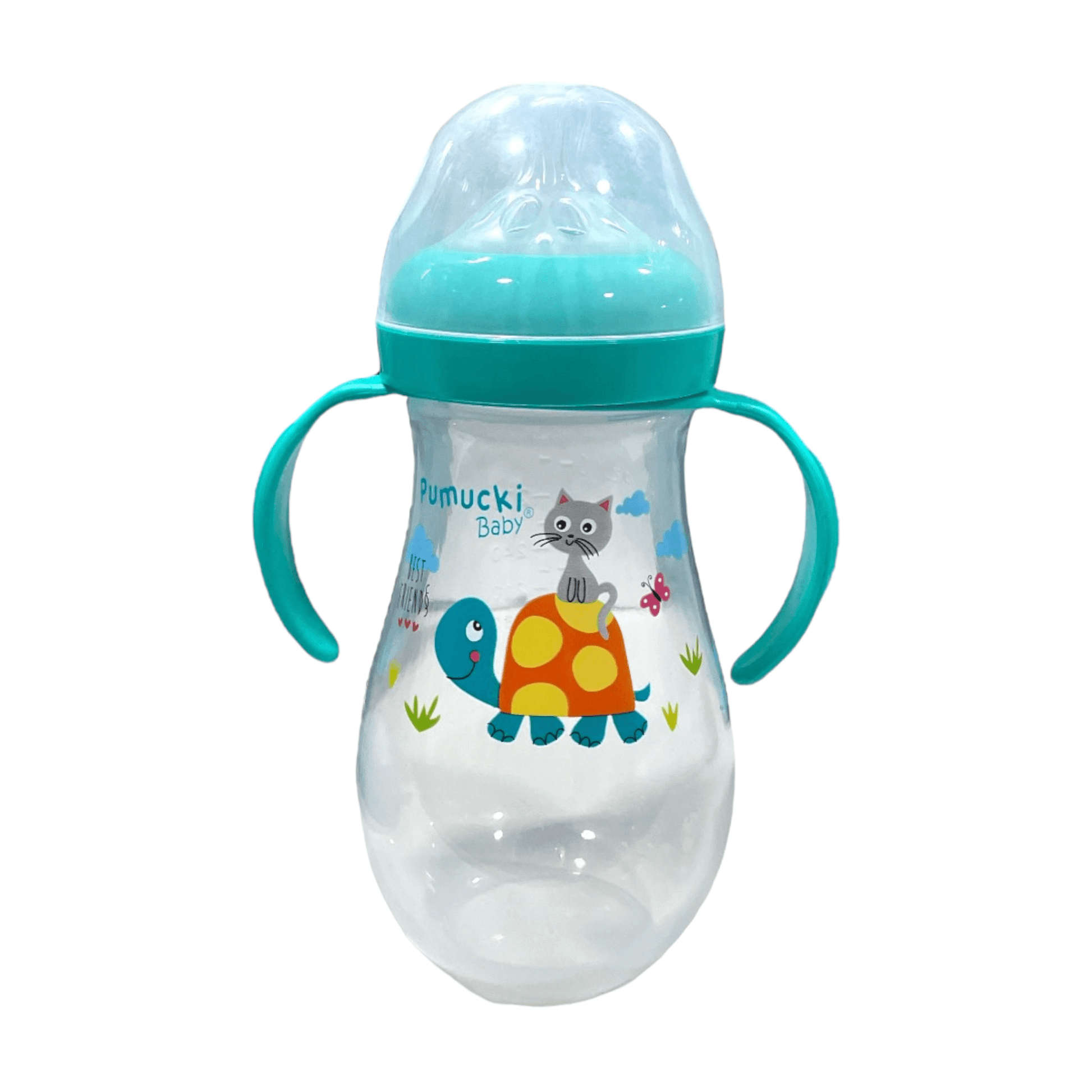 Mamadera 300ml verde Pumucki - Palimu