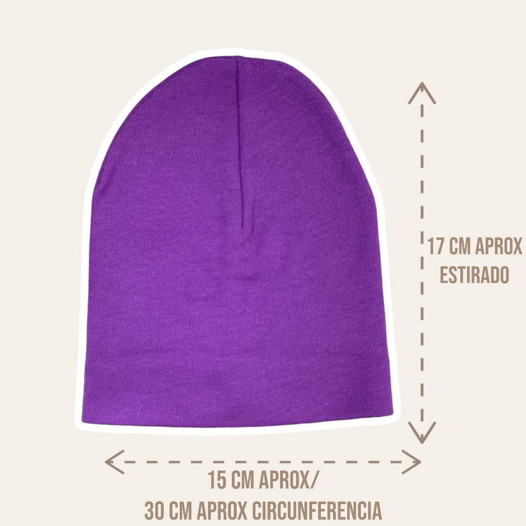 Gorro de algodón Talla 1, 0-3m