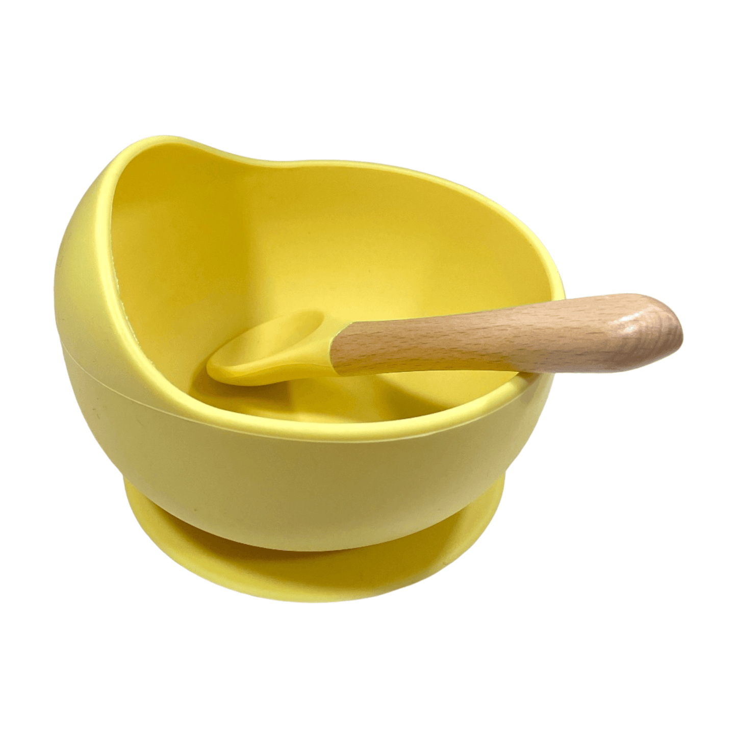 Bowl o tazón de silicona con cuchara