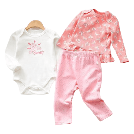 Conjunto 3 piezas, Blanco - Palimu