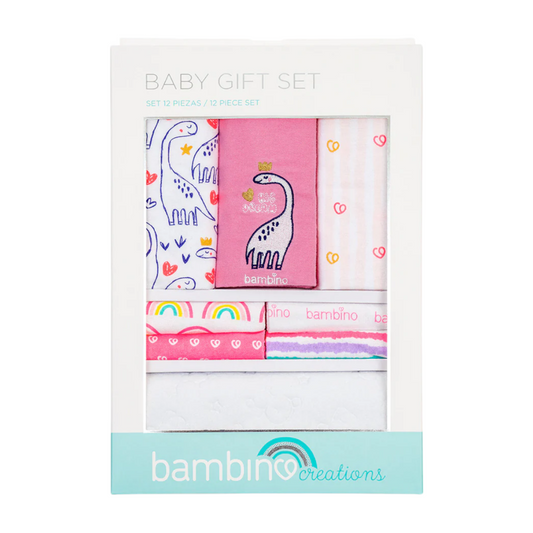 Baby gift Dino fucsia