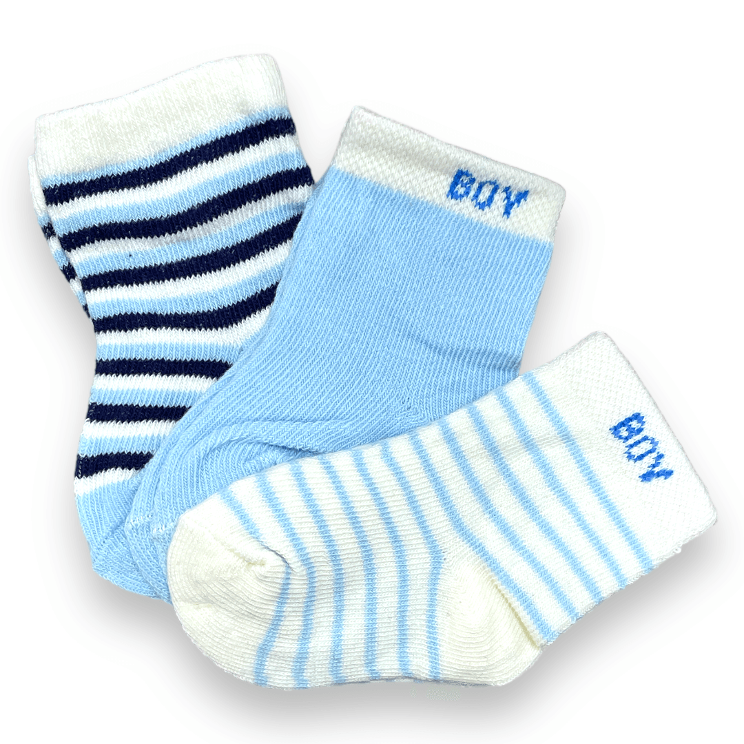 set de 3 calcetines de niño 0-3m - Palimu