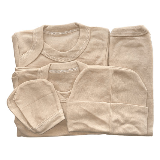 ajuar liso beige 0-3m - Palimu