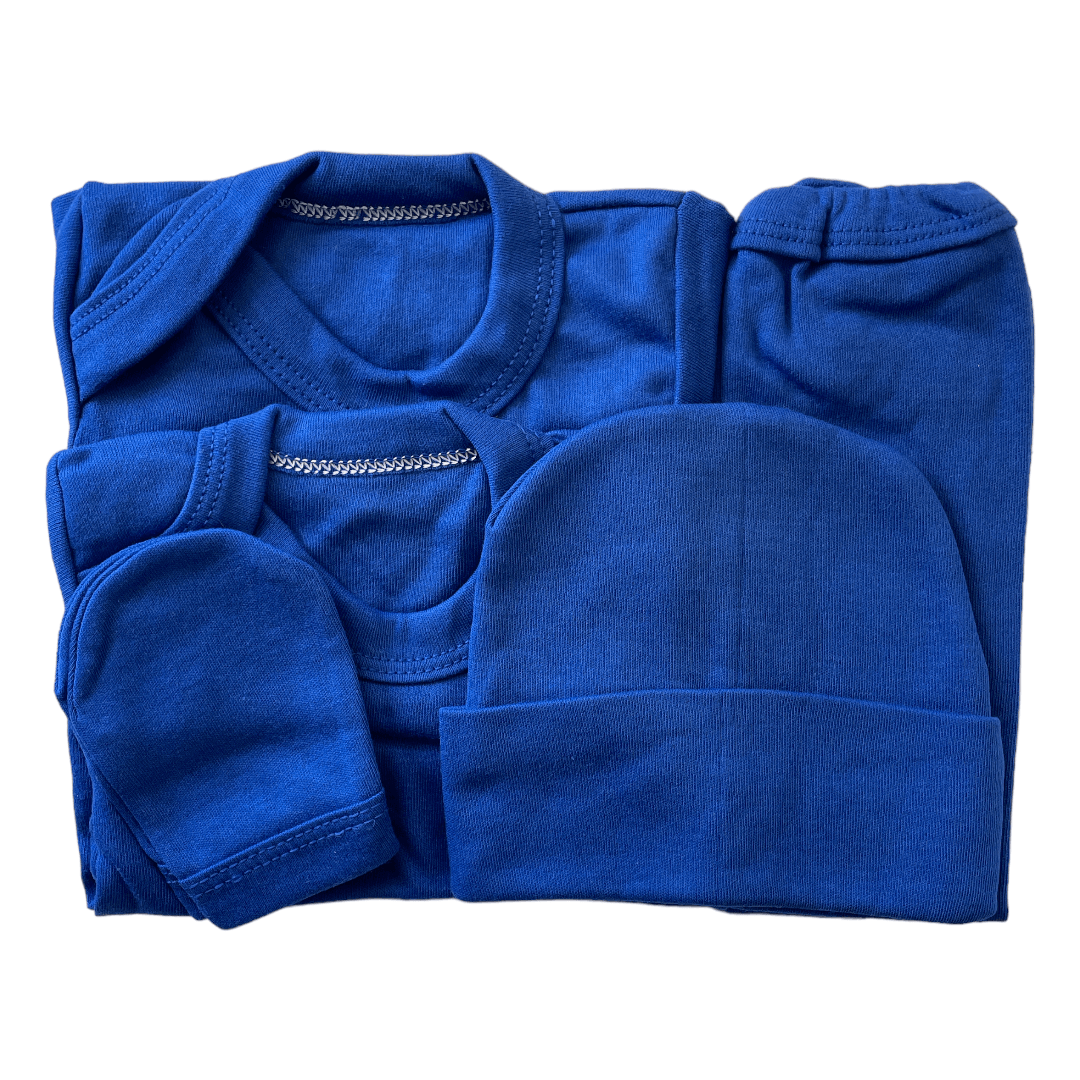 ajuar liso azul 0-3m - Palimu