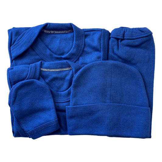 ajuar liso azul 0-3m - Palimu
