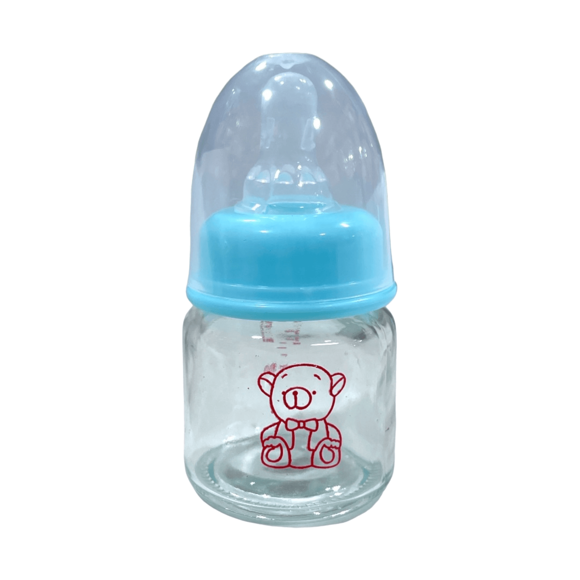 Mamadera 60ml de vidrio Celeste - Palimu
