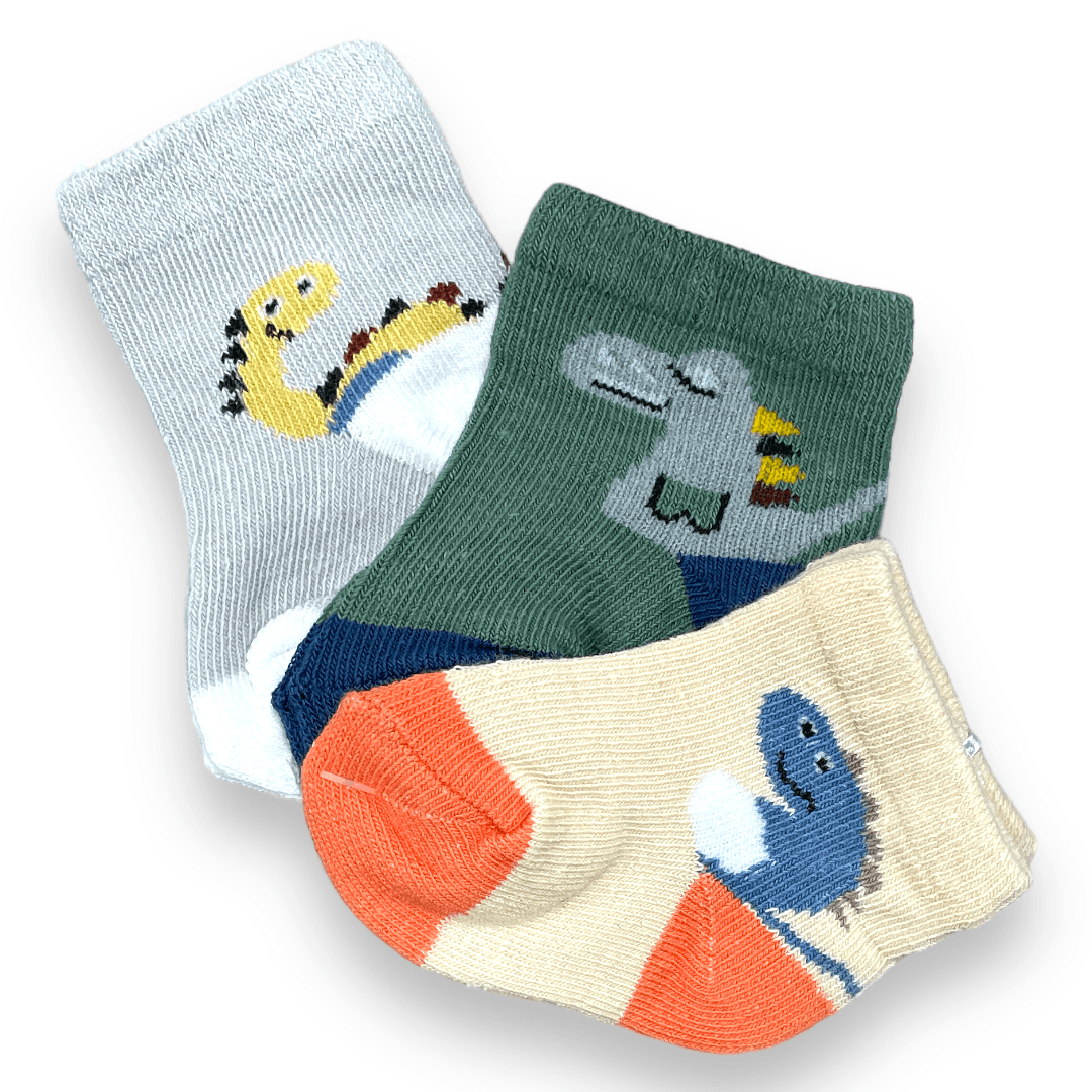 set de 3 calcetines de niño 0-3m - Palimu