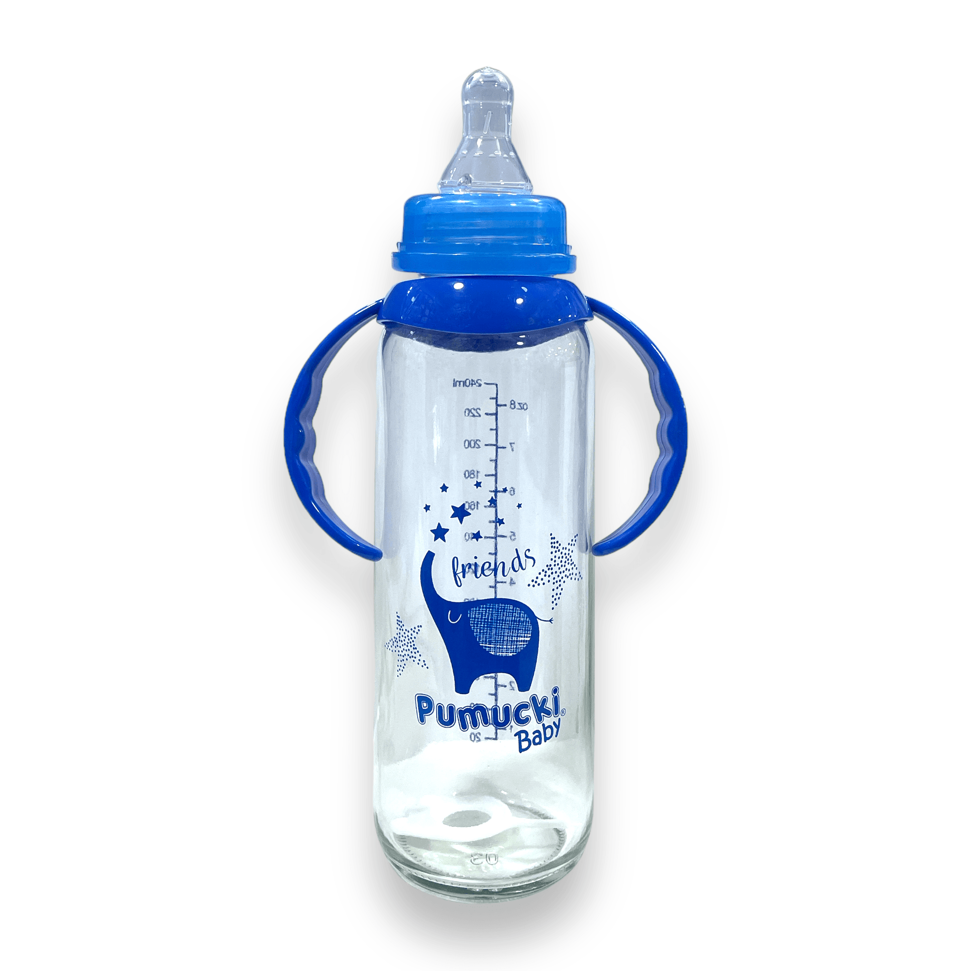 Mamadera de vidrio 250ml - Palimu
