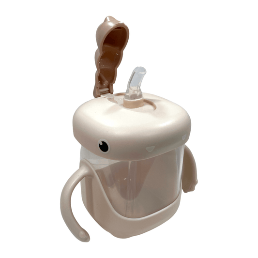 Vaso con bombilla dino beige - Palimu