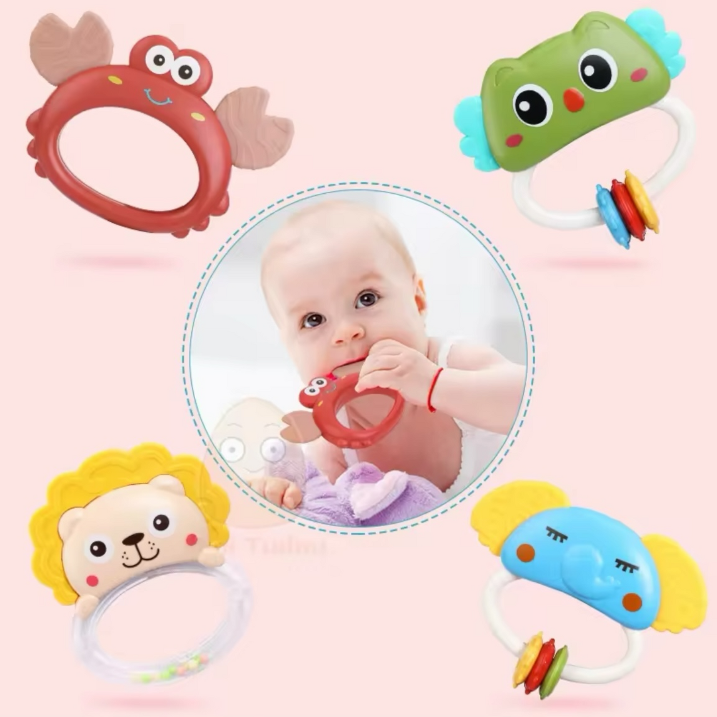 Movil musical Animalitos, 2 colores