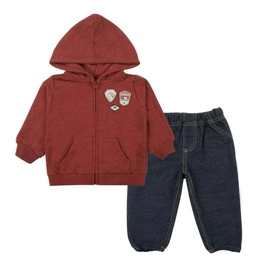 Conjunto 2 piezas de bebé, Rojo
