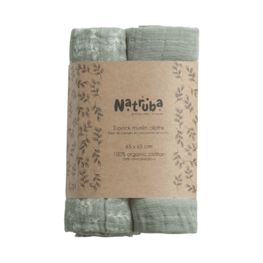 Pack de muselinas Natruba verde - Palimu