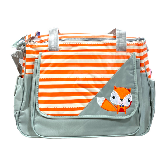 Bolso maternal zorrito naranjo