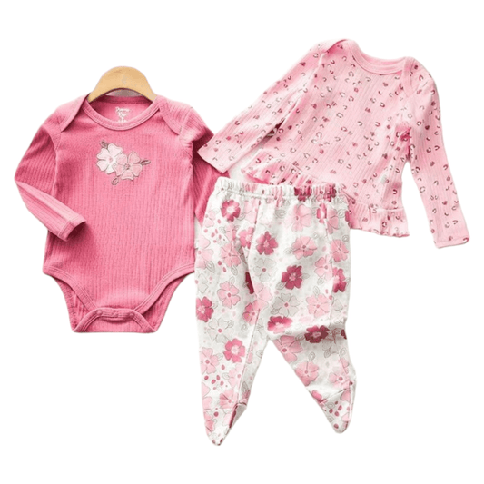 Conjunto 3 piezas, Rosado - Palimu