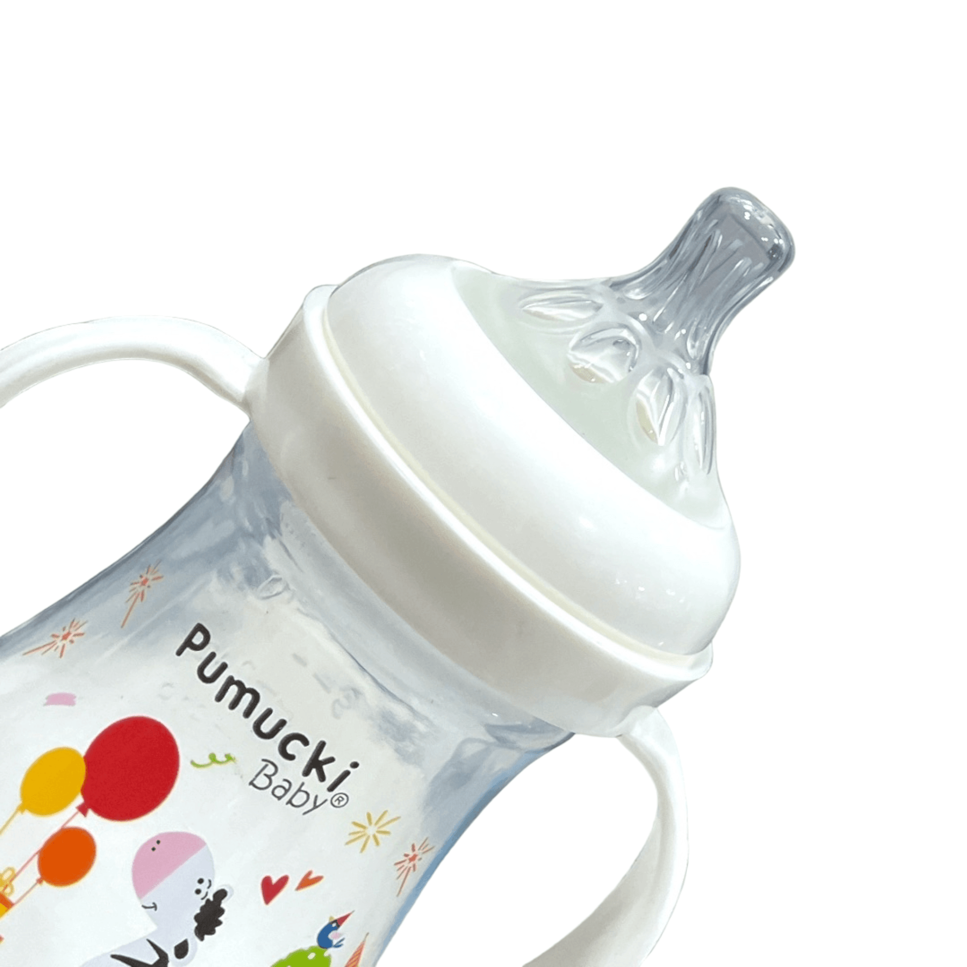Mamadera 300ml blanca Pumucki - Palimu