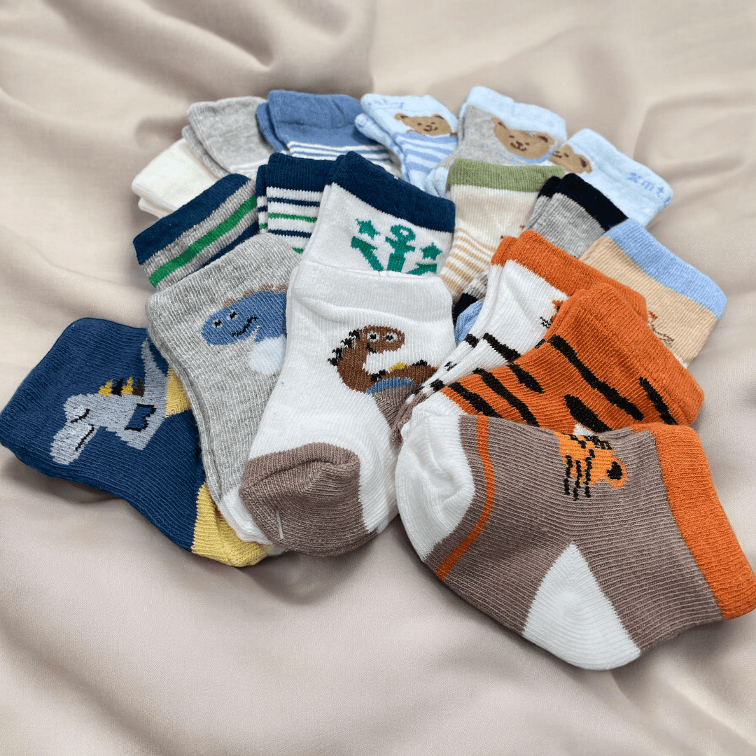 set de 3 calcetines de niño 0-3m - Palimu
