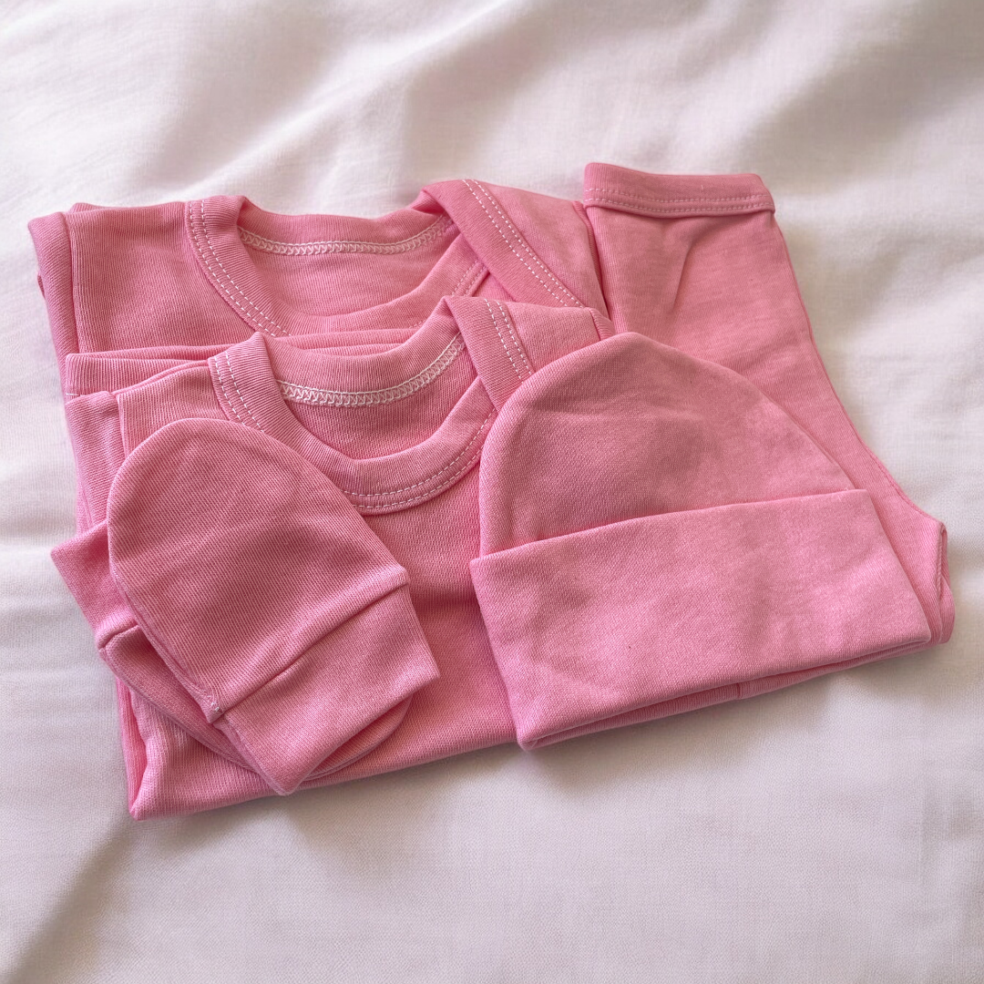 ajuar liso rosado