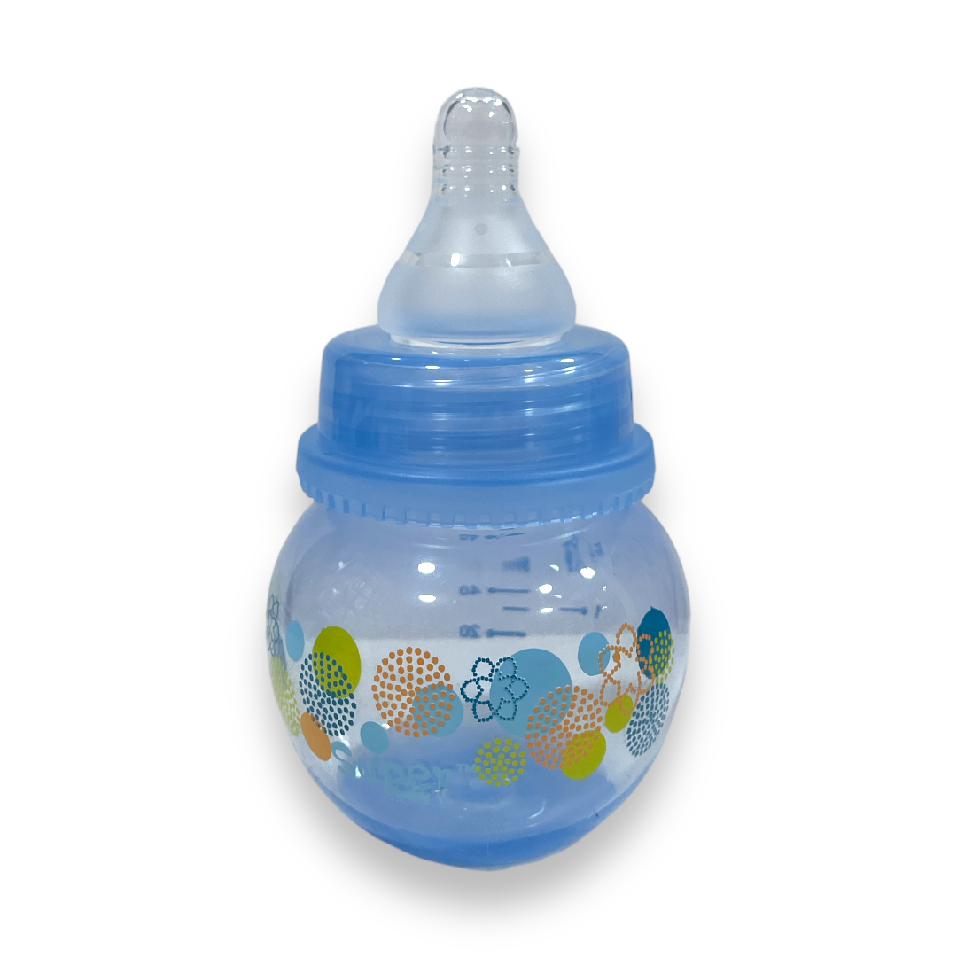 Mamadera redonda celeste