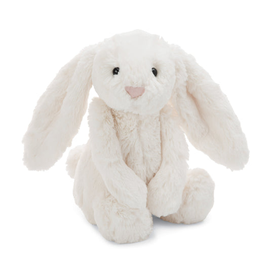 Peluche conejo blanco mediano