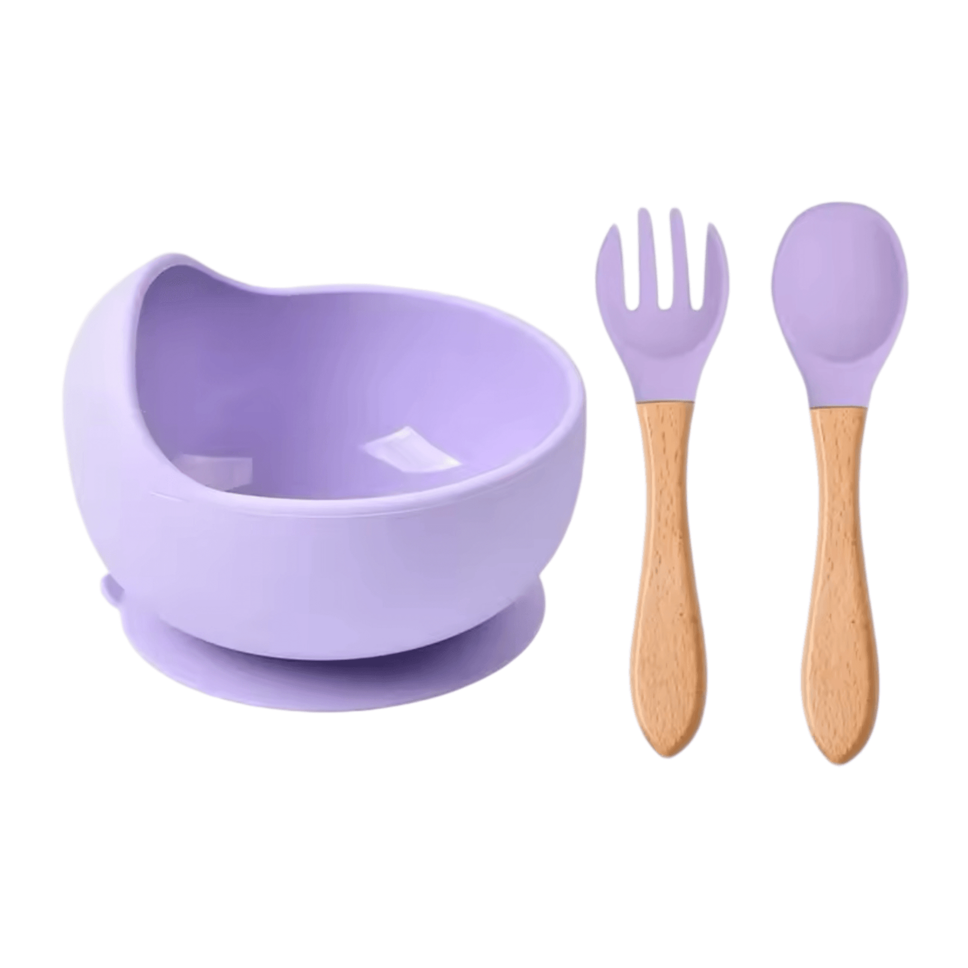 Bowl de silicona con servicio, Colores - Palimu