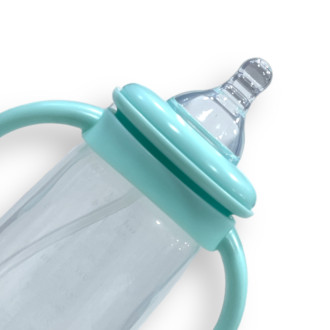 Mamadera 420ml con filtro verde agua