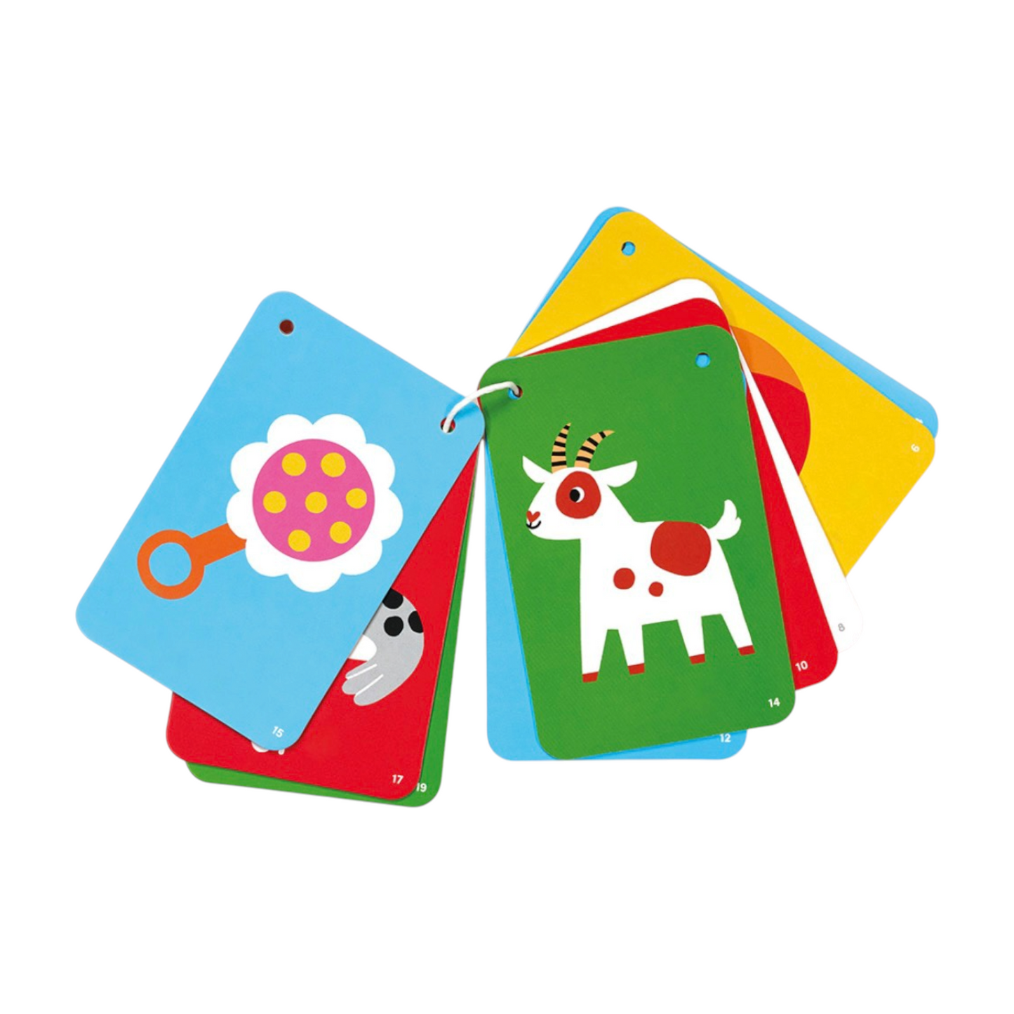 Tarjetas de alto contraste para bebés 6M+, 9M+