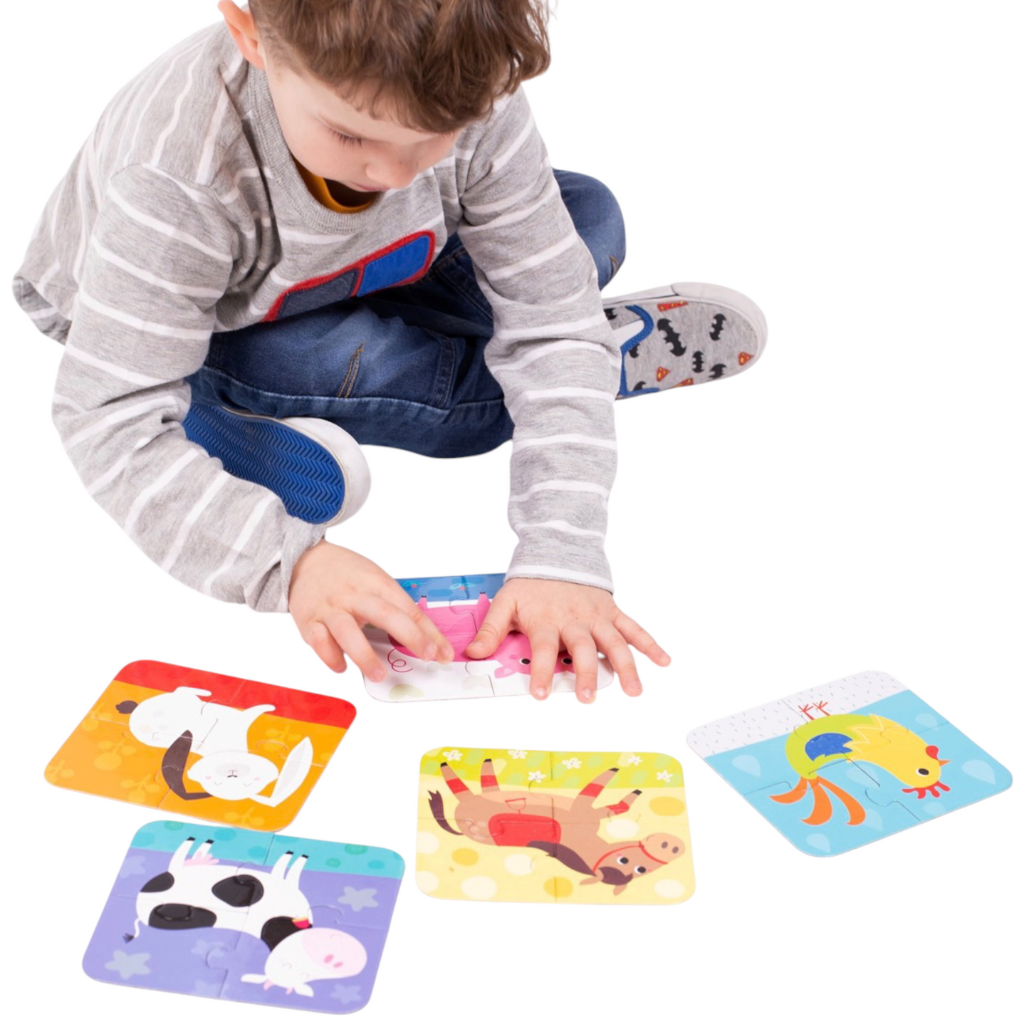 Puzzle Animals (20 piezas, 5 puzzles) 2+