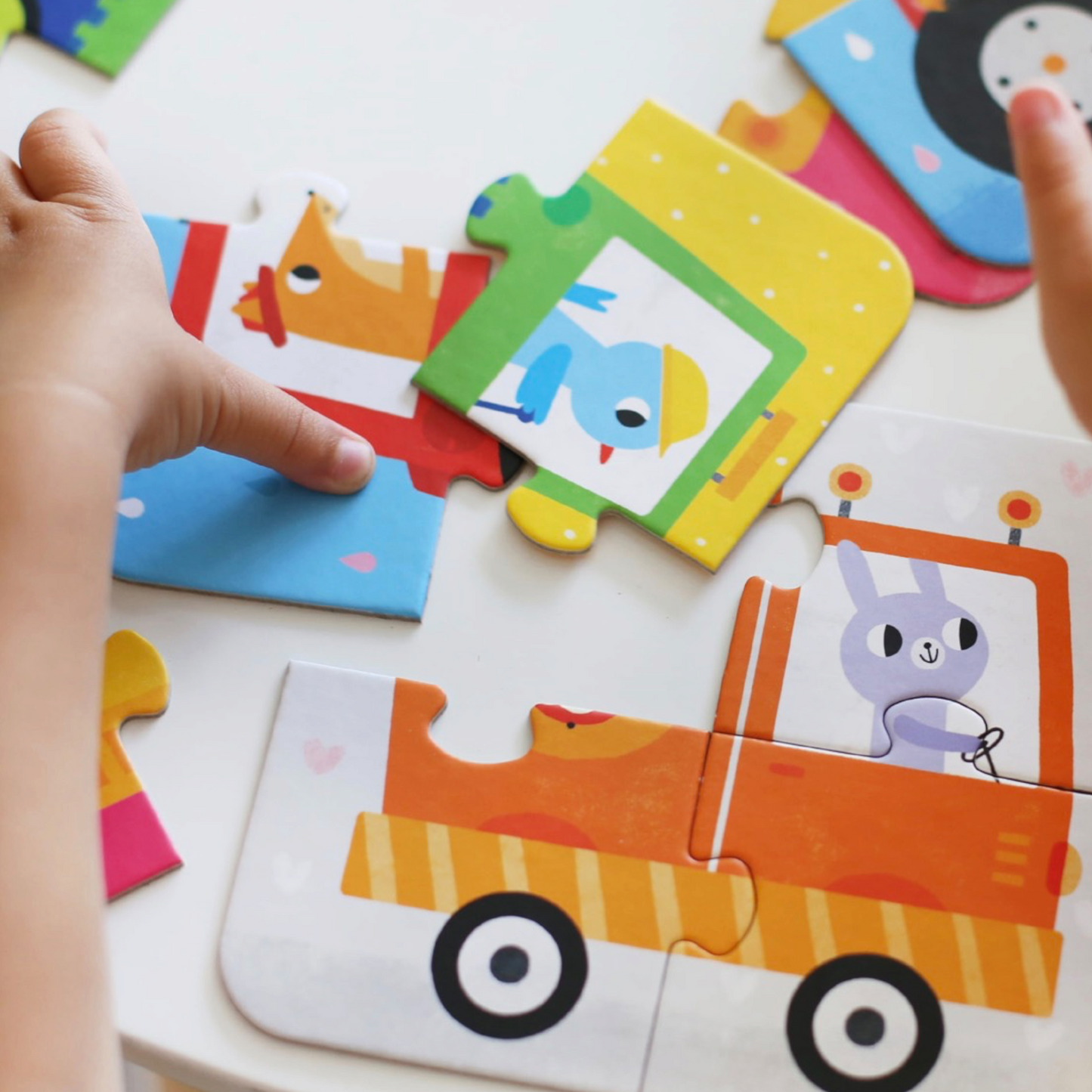 Puzzle Vehicles (20 piezas, 5 puzzles) 2+