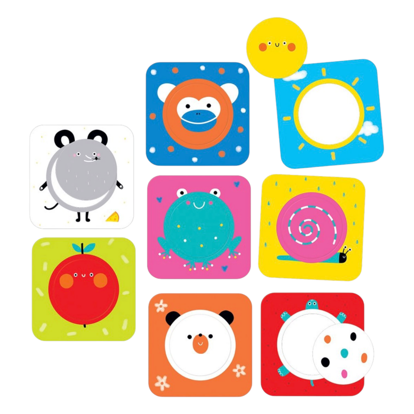 Puzzle Discovering Circles (16 piezas, 8 puzzles) 1+