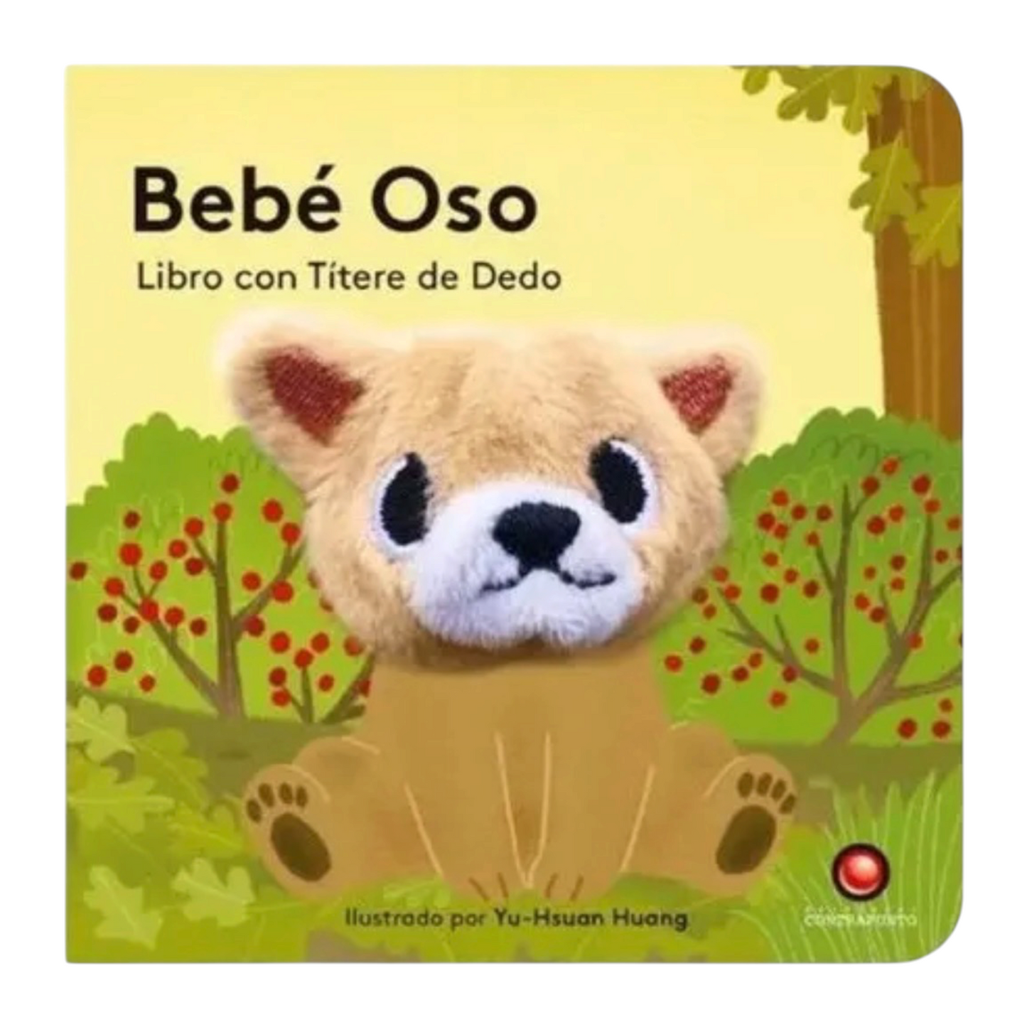 Libro con títere de dedo. Bebé Oso