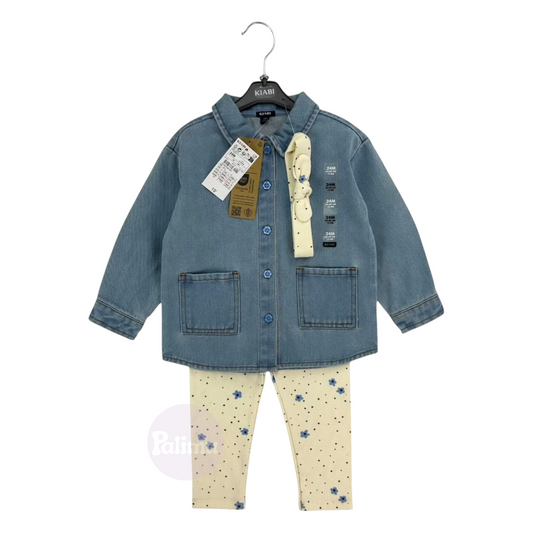 Conjunto mezclilla beba