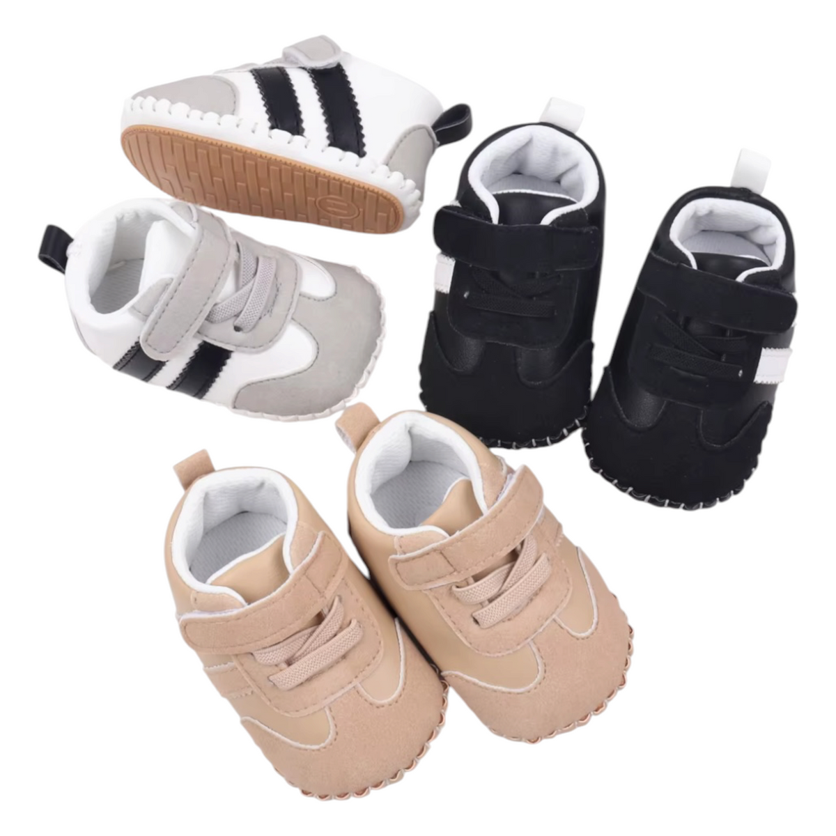 Zapatillas de bebé lineas