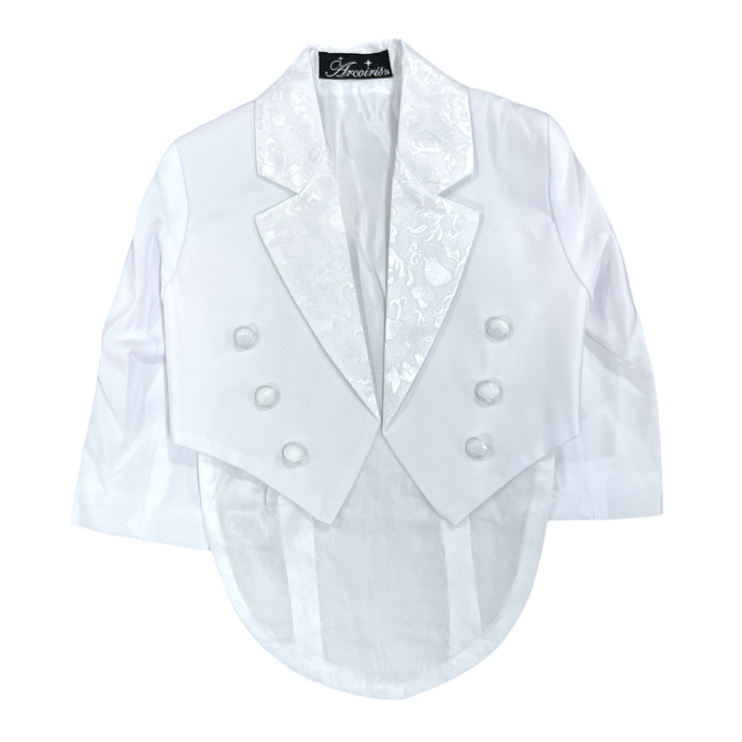 Esmoquin blanco de bebé