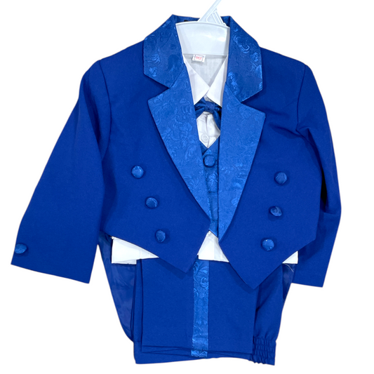 Esmoquin azul para bebé
