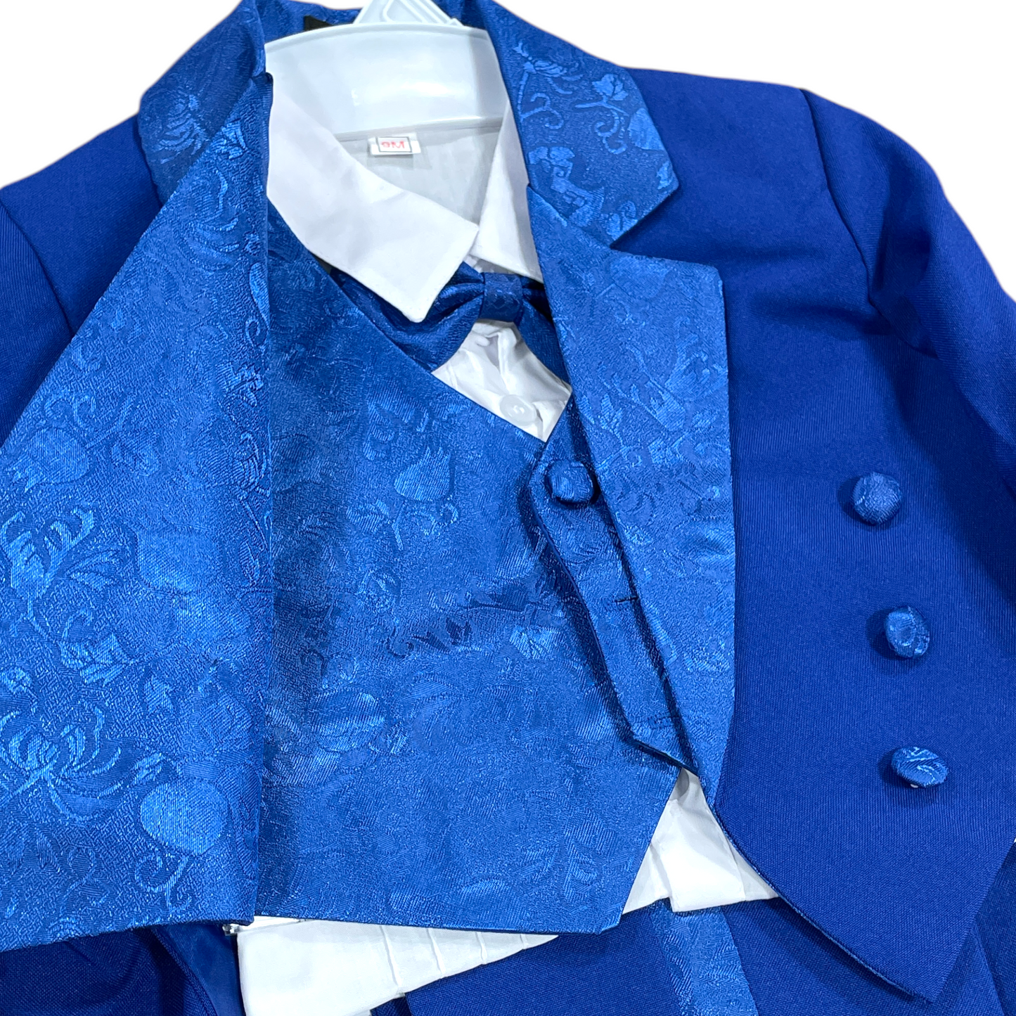 Esmoquin azul para bebé