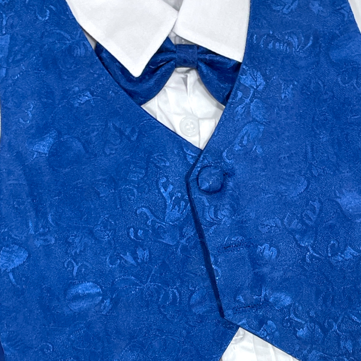 Esmoquin azul para bebé