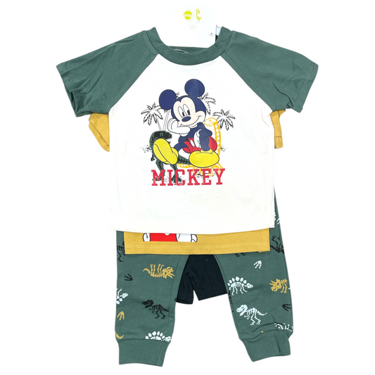 Conjunto de 4 piezas Mickey, Verde
