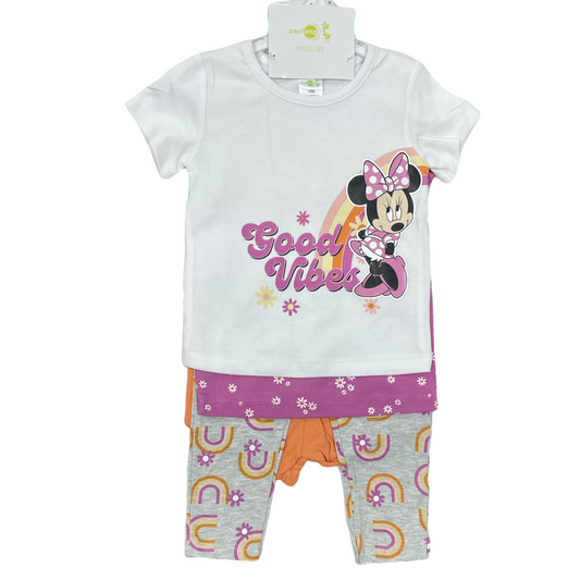 Conjunto de 4 piezas Minnie, Morado
