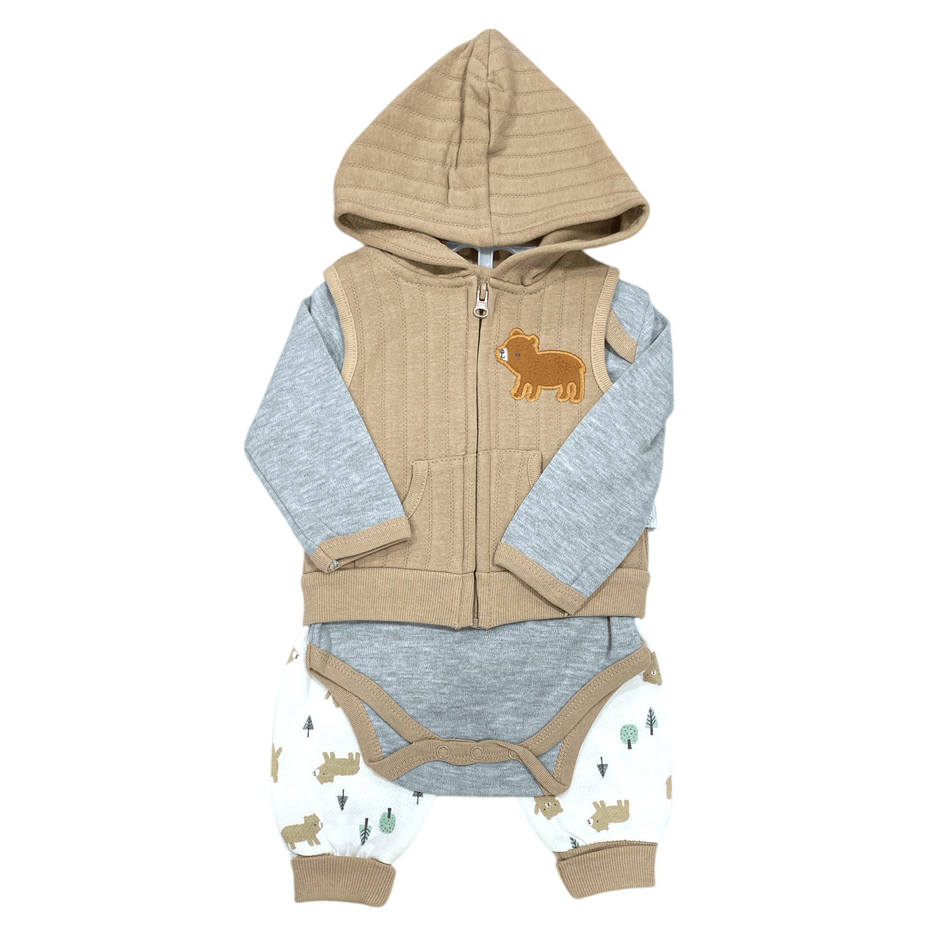 Conjunto de 3 piezas, Cafesito - Palimu